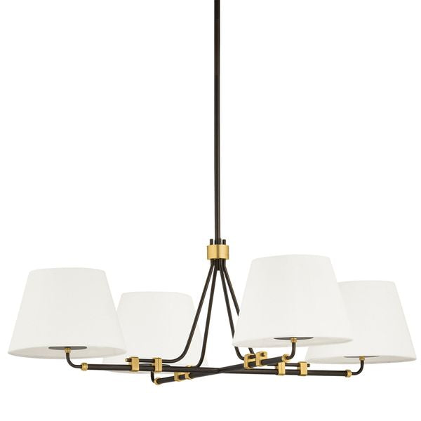 Lampa wiszaca o wyrazistej formie z eleganckim profilem w odcieniu bieli