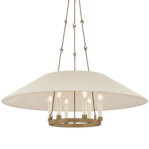 Lampa wiszaca o lekkiej bryle z delikatnym akcentem w odcieniu bieli