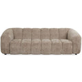 Sofa tapicerowana o harmonijnych proporcjach z eleganckim profilem w odcieniu bezu