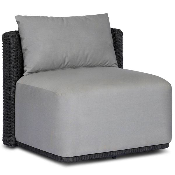 Fotel wypoczynkowy o ponadczasowym wygladzie z agodnym konturem w odcieniu szarosci